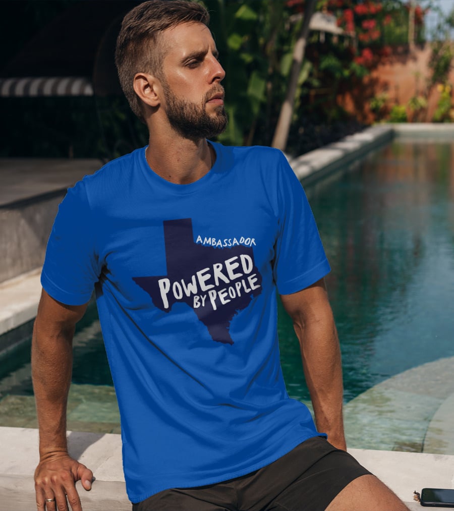 Ambassador Powered By People Texas Map T-Shirt