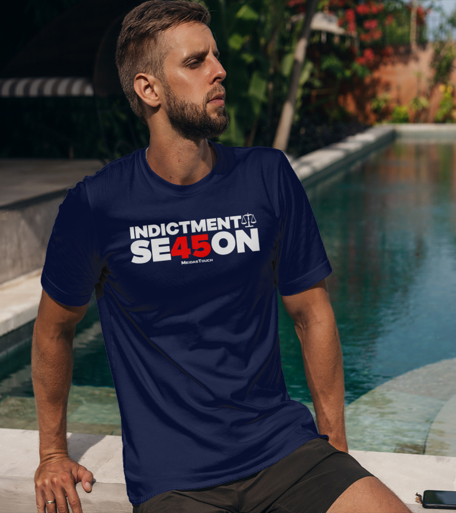 Indictment Season 45 MeidasTouch Justice Scales T-Shirt