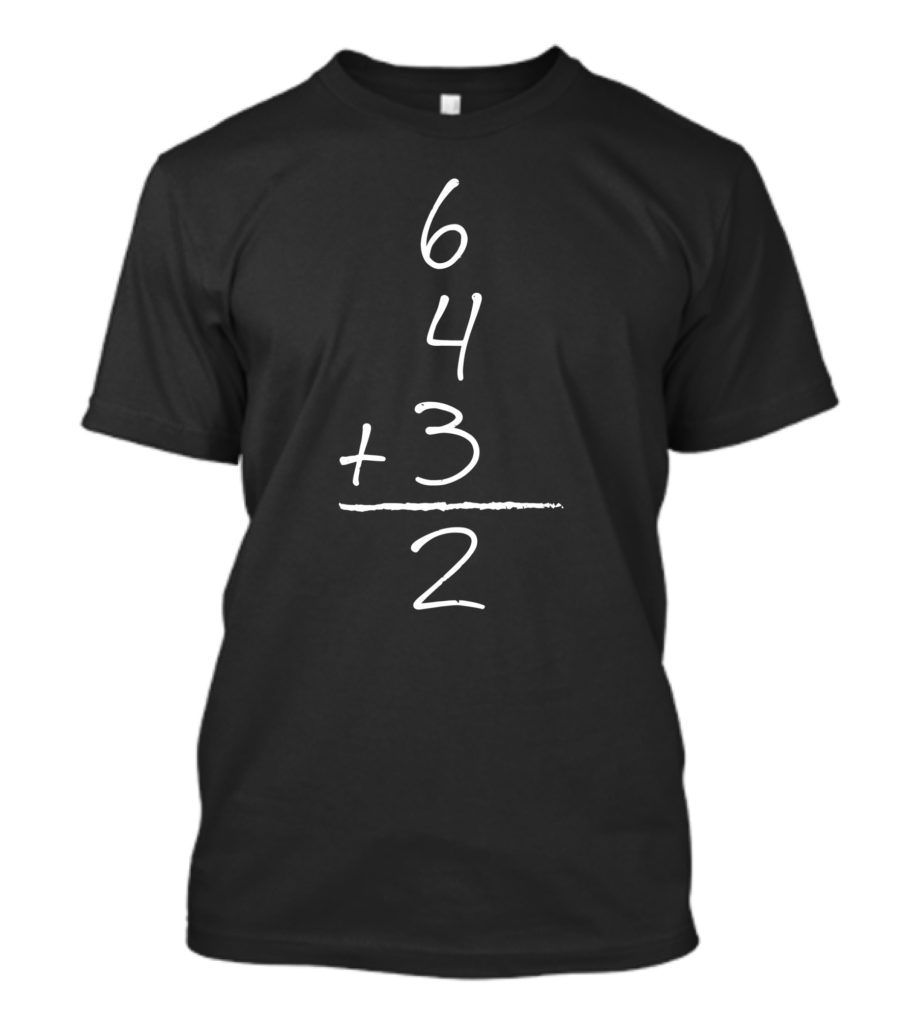 Baseballism 6432 Double Play Math Equation T-Shirt