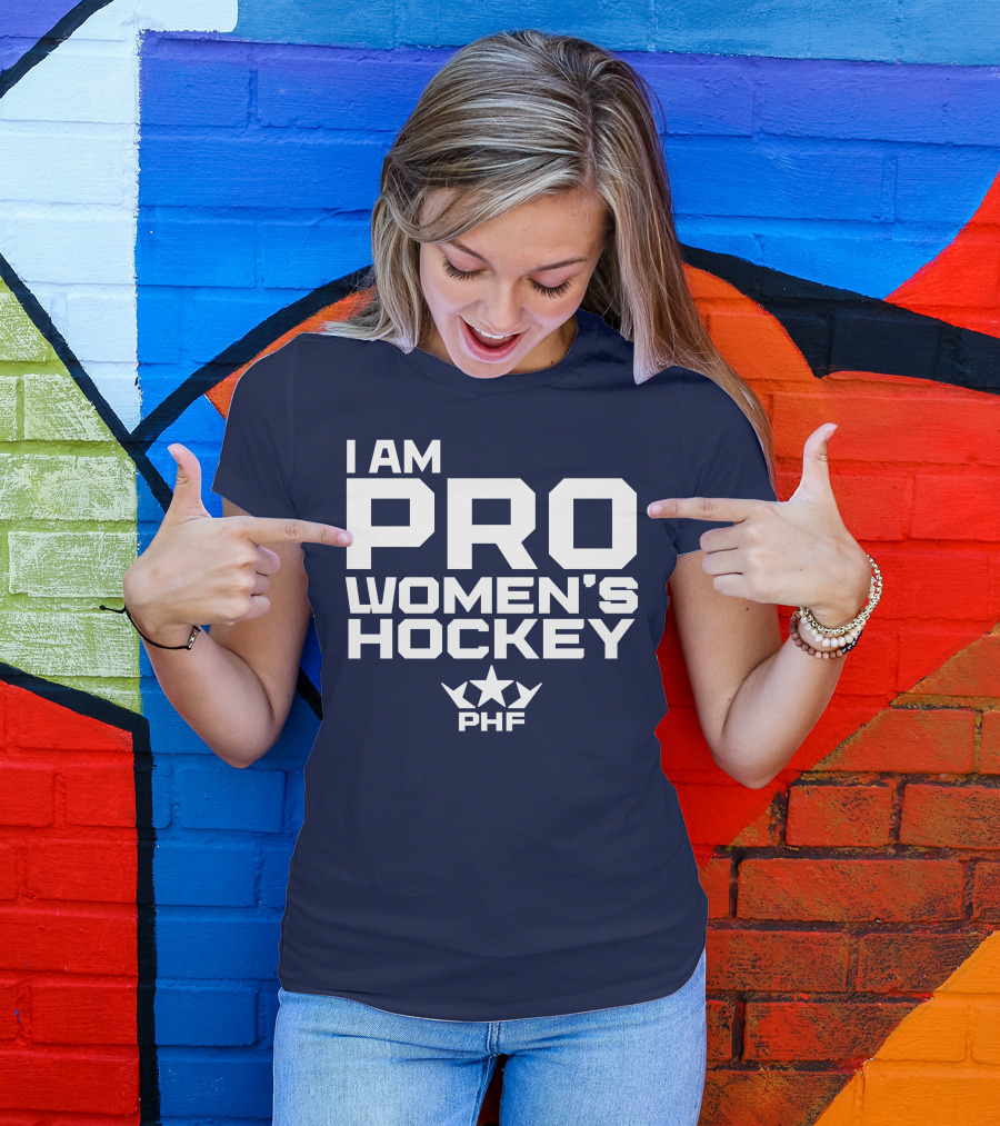 Arizona Coyotes I Am Pro Women's Hockey PHF T-Shirt