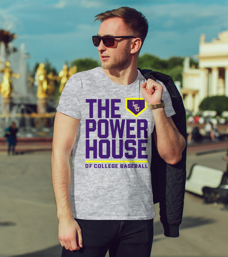 LSU The Power House Of College Baseball T-Shirt