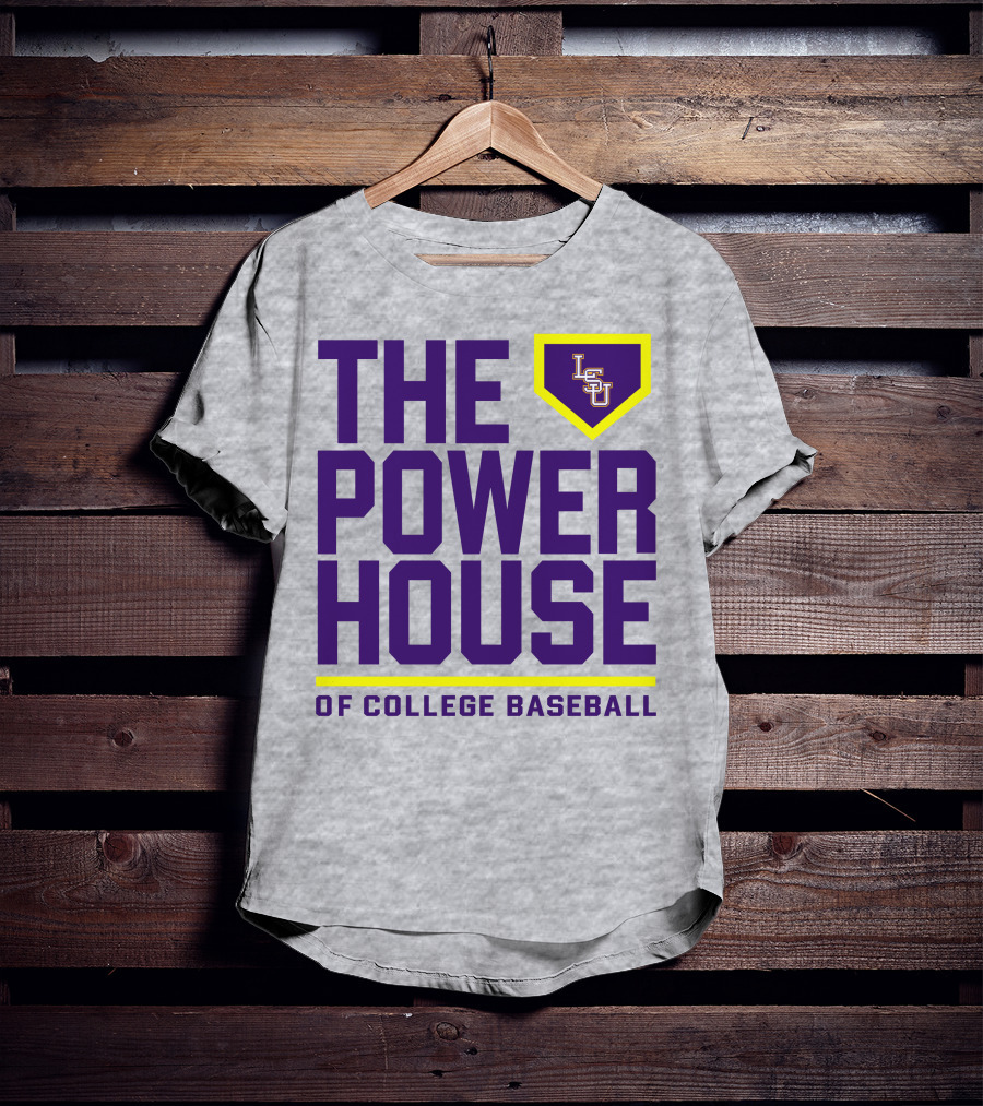 LSU The Power House Of College Baseball T-Shirt