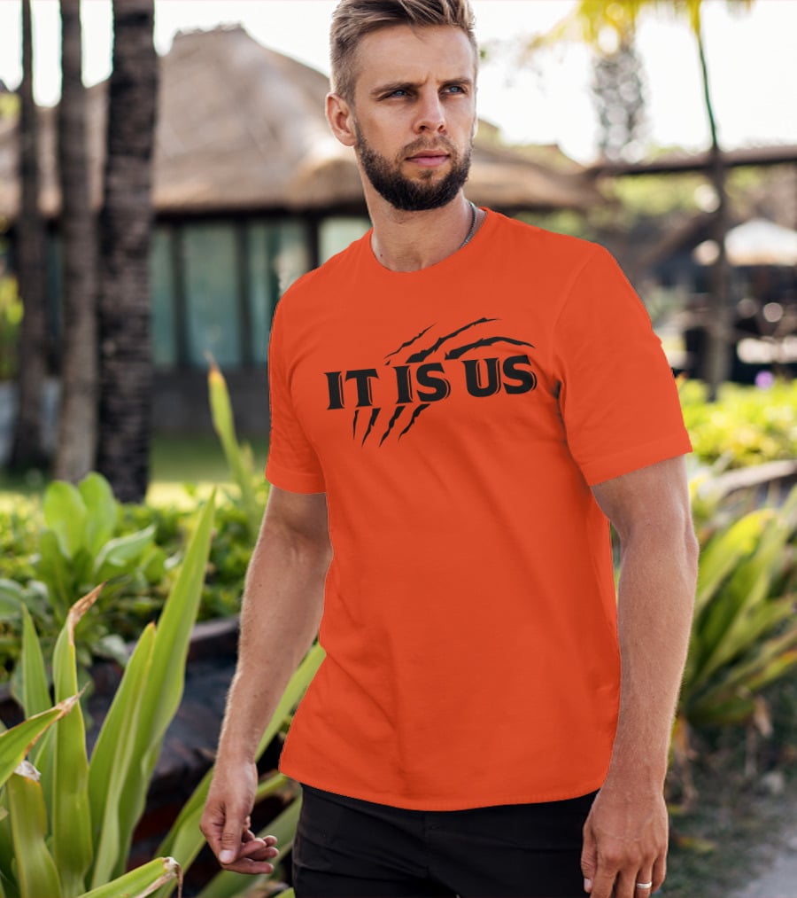 Cincinnati Bengals It Is Us Fan Claw Marks T-Shirt