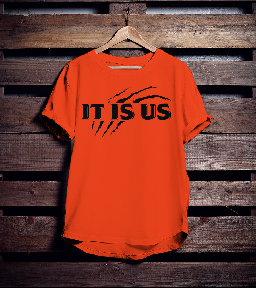 Cincinnati Bengals It Is Us Fan Claw Marks T-Shirt