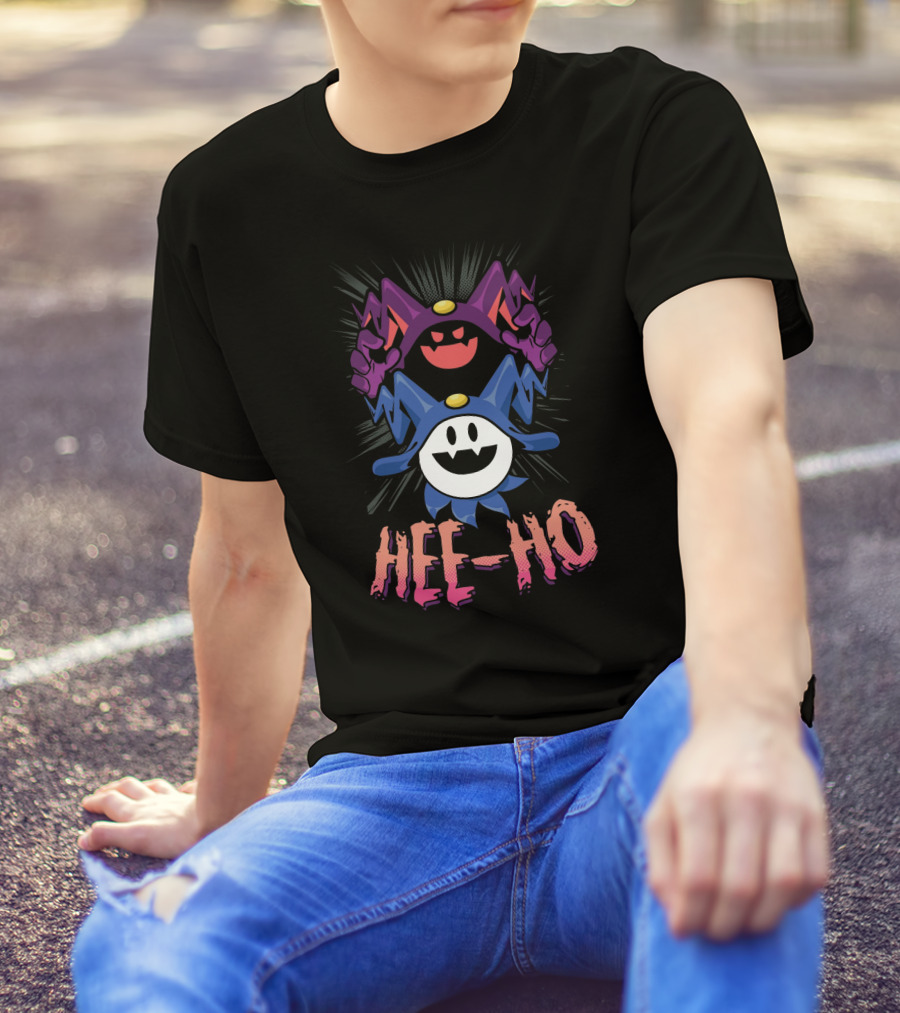 Hee-Ho Atlus Giveaway Merch Featuring Iconic Characters T-Shirt