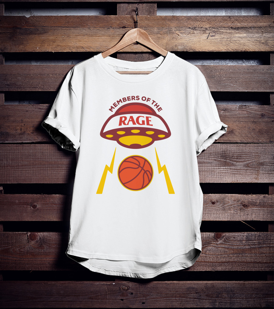 Members Of The Rage UFO Basketball Lightning T-Shirt