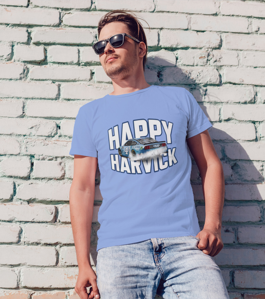 Busch Light Happy Harvick Racing Car Number 4 T-Shirt