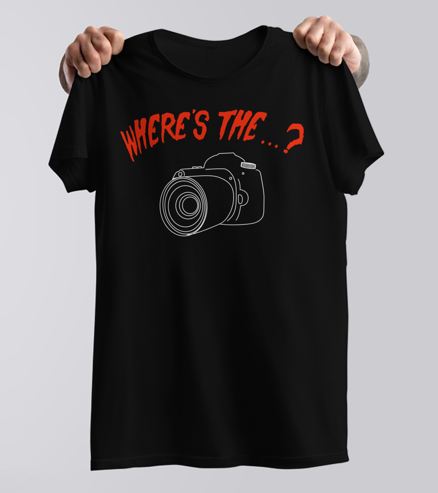 Murder With My Husband Where's The Camera Files T-Shirt