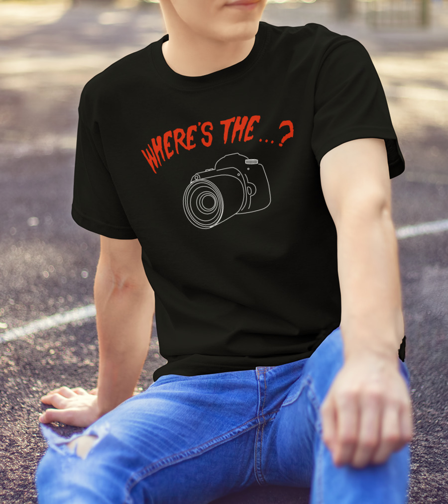 Murder With My Husband Where's The Camera Files T-Shirt