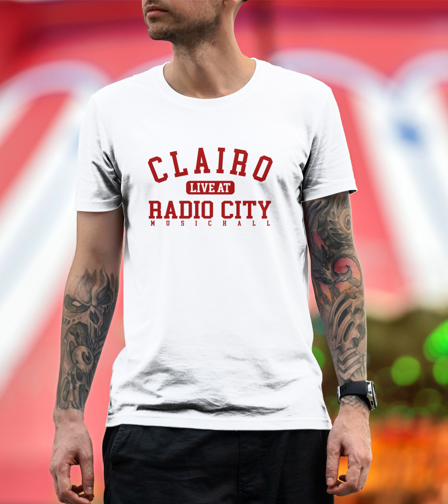 Clairo Live At Radio City Music Hall Concert Event T-Shirt