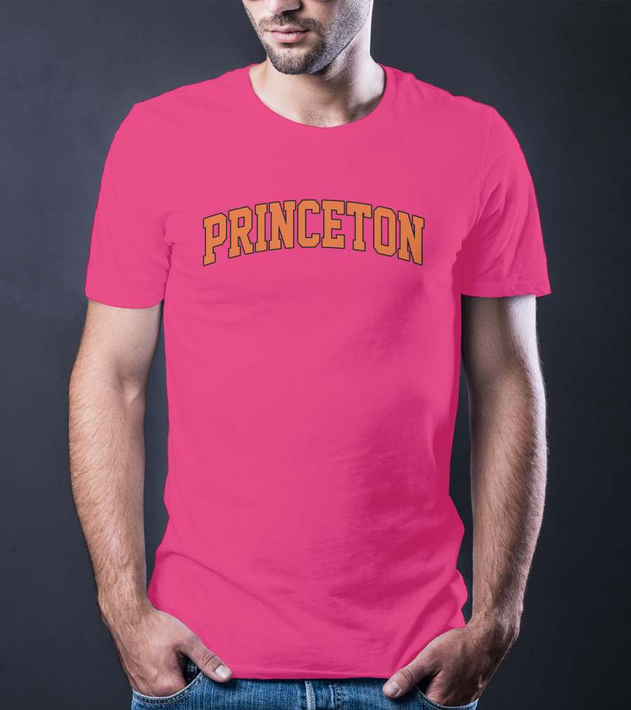 Fairly Odder Princeton Pink Arch Text T-Shirt