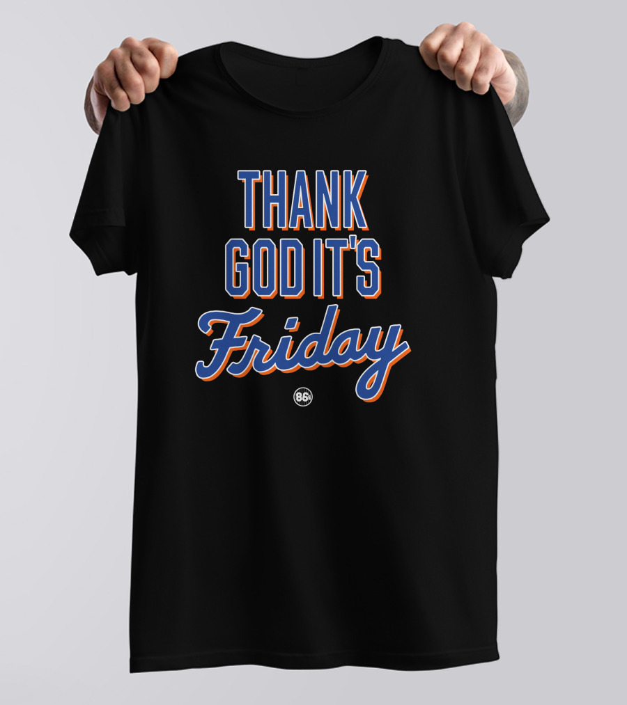 Thank God It's Friday Retro Sports Style 86 T-Shirt
