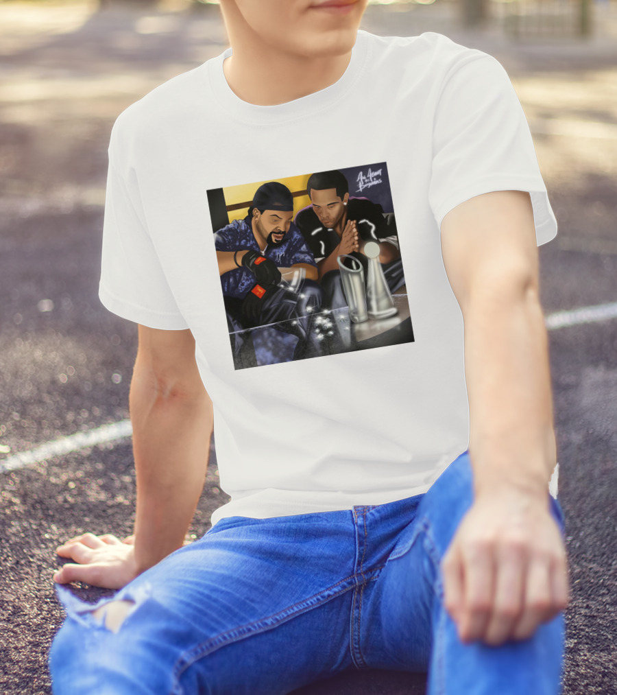 20 Years All About The Benjamins Ice Cube Mike Win On Set Scènes All About The Benjamins T-Shirt