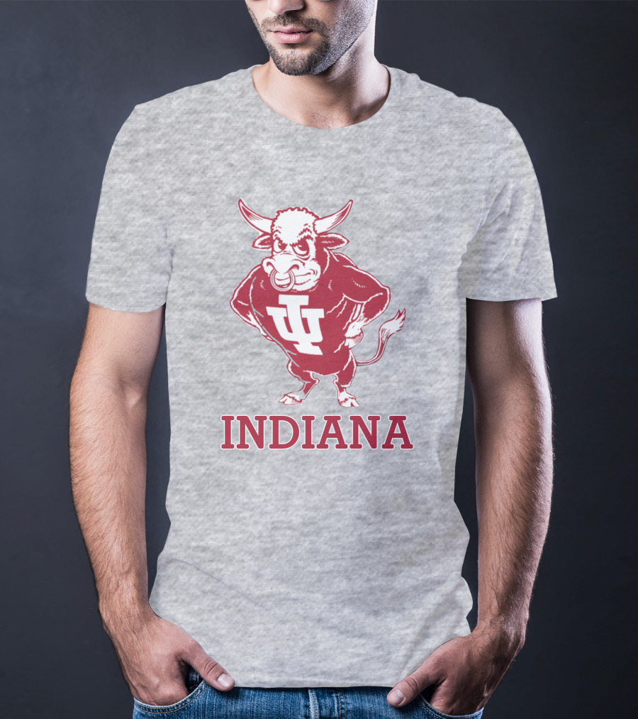 Indiana University Hoosiers IU Bison Mascot Indiana T-Shirt
