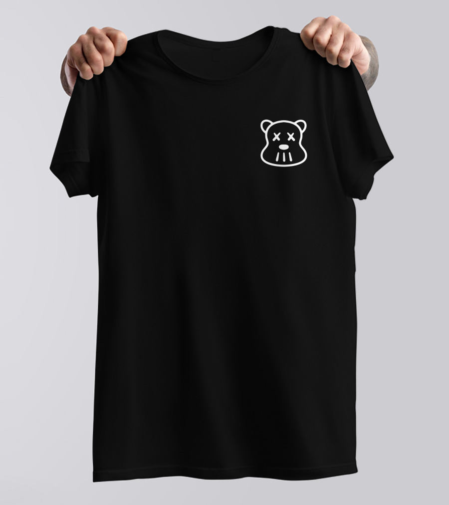 Hypebears Merch Hype Bears Icon Crossed Eyes Bear Head T-Shirt