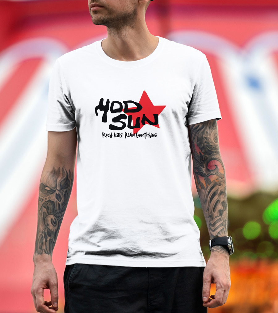 Mod Sun Rich Kids Ruin Everything Red Star T-Shirt