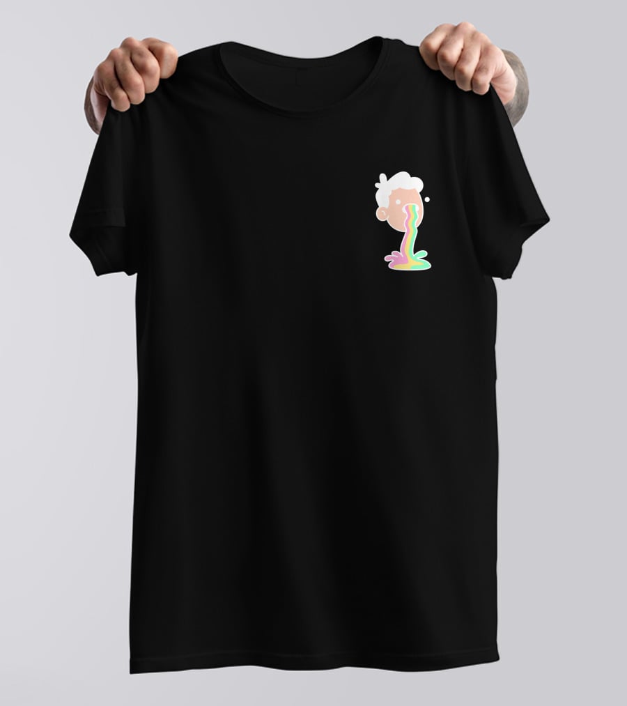 Doodles Merch Mascot Rainbow Vomit T-Shirt