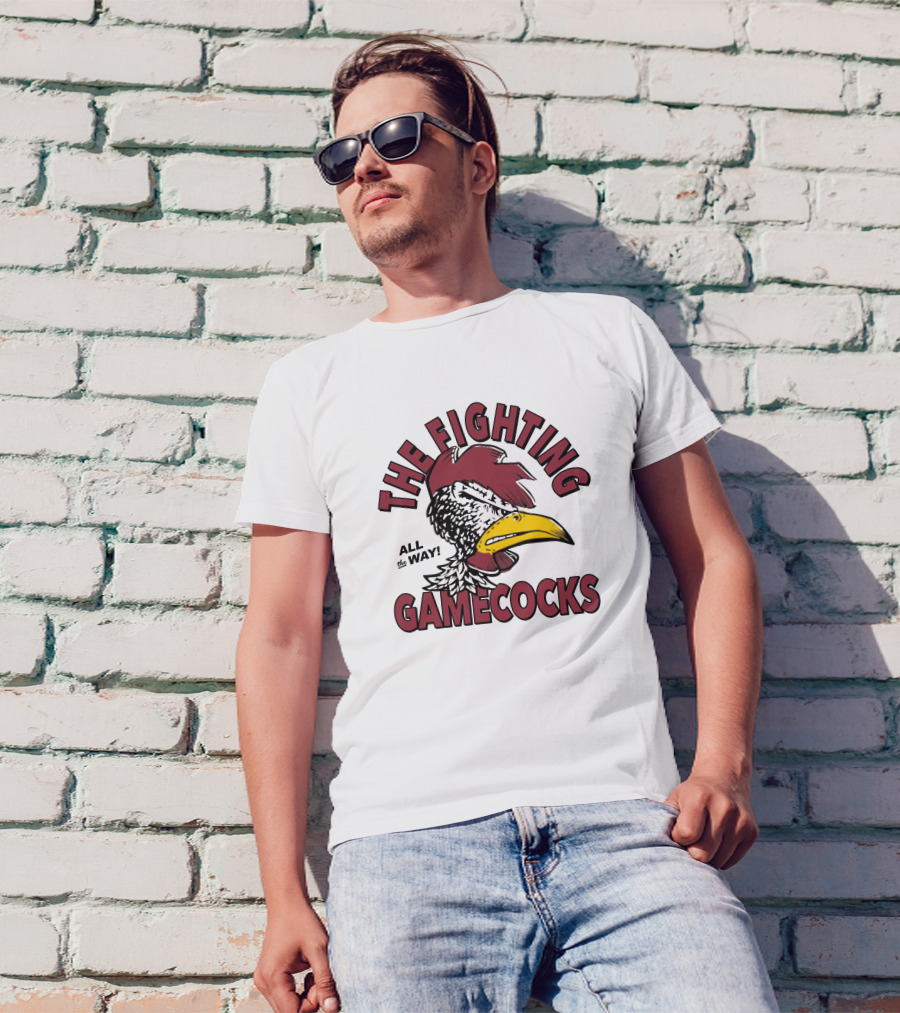 Corey Rucker South Carolina The Fighting Gamecocks All The Way T-Shirt