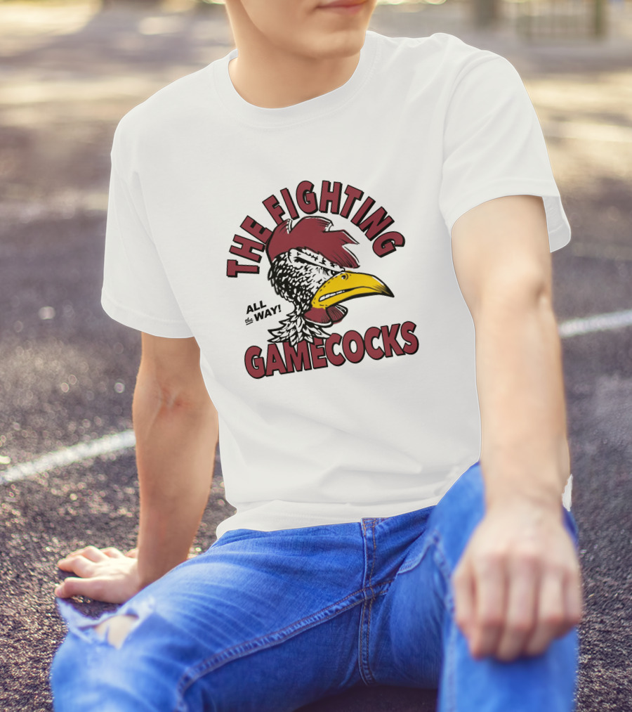 Corey Rucker South Carolina The Fighting Gamecocks All The Way T-Shirt