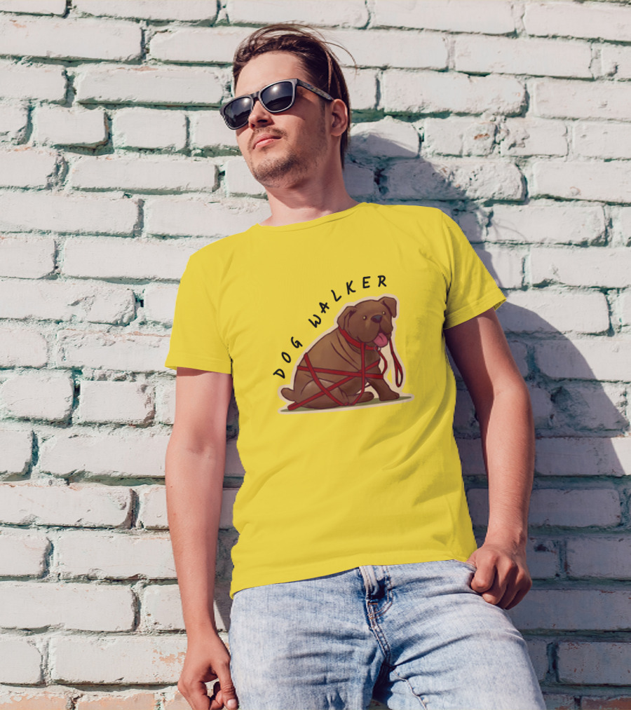 Dog Walker Dwight's Cats And Dogs Collection Dead By Daylight Store T-Shirt