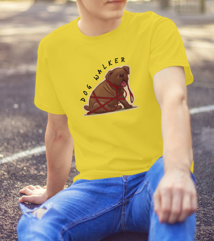 Dog Walker Dwight's Cats And Dogs Collection Dead By Daylight Store T-Shirt