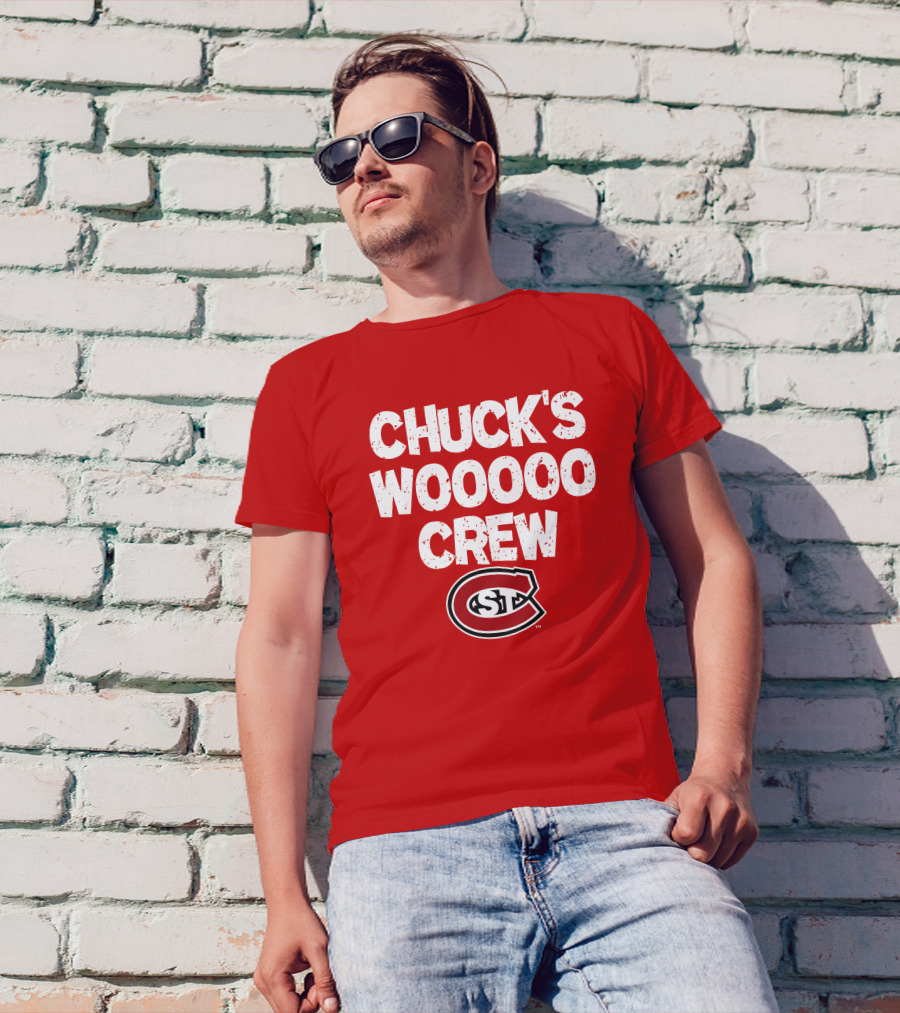 St. Cloud State Huskies Chuck's Wooooo Crew SCSU T-Shirt