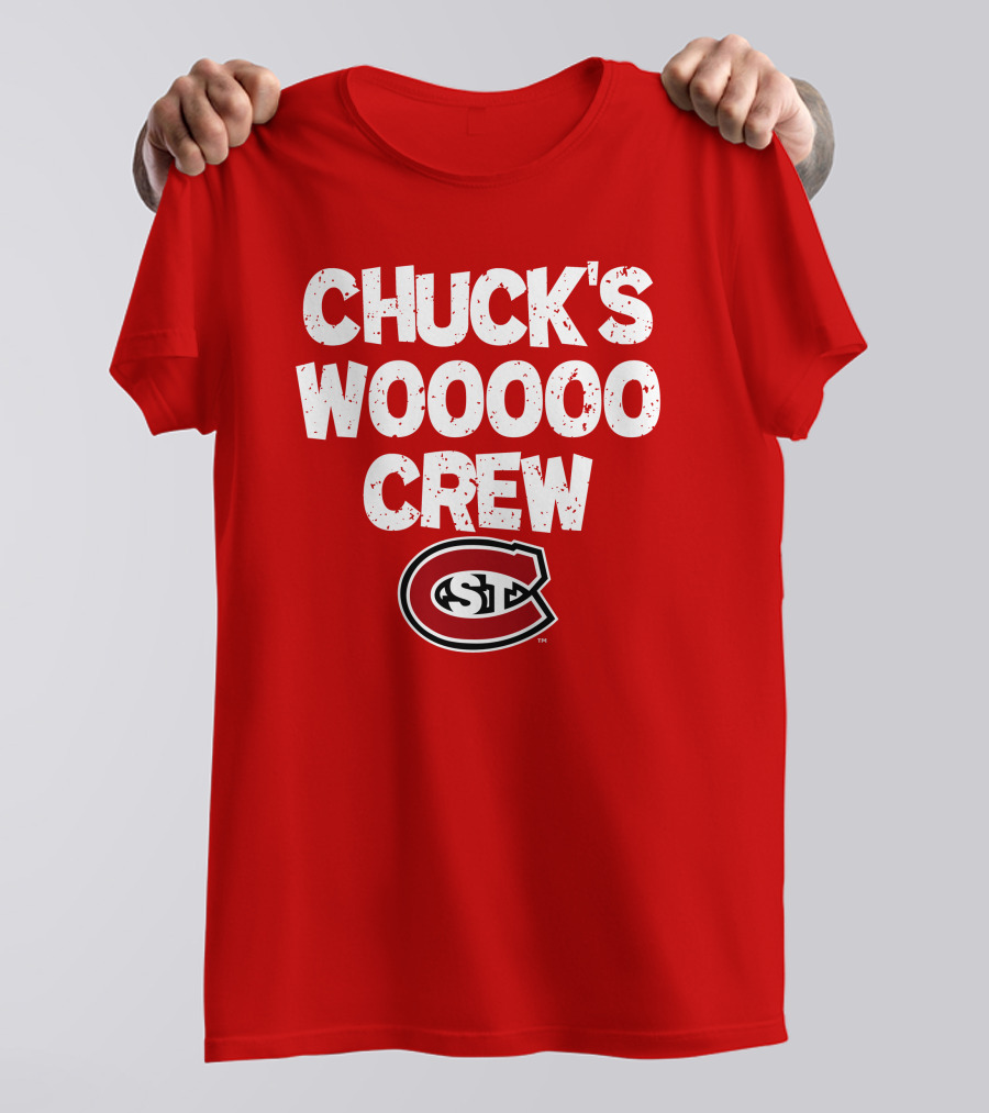 St. Cloud State Huskies Chuck's Wooooo Crew SCSU T-Shirt