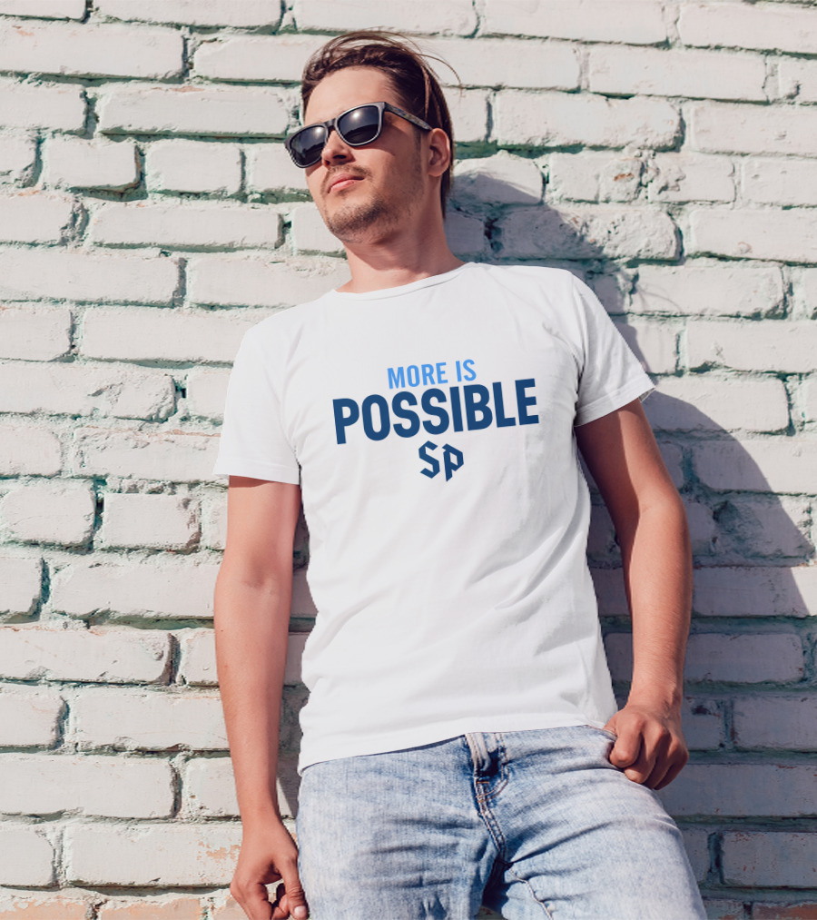 More Is Possible SP Saint Peter's Peacocks T-Shirt