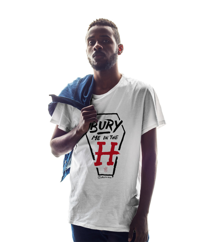 Bury Me In The H Coffin Design By Atollo Hou T-Shirt