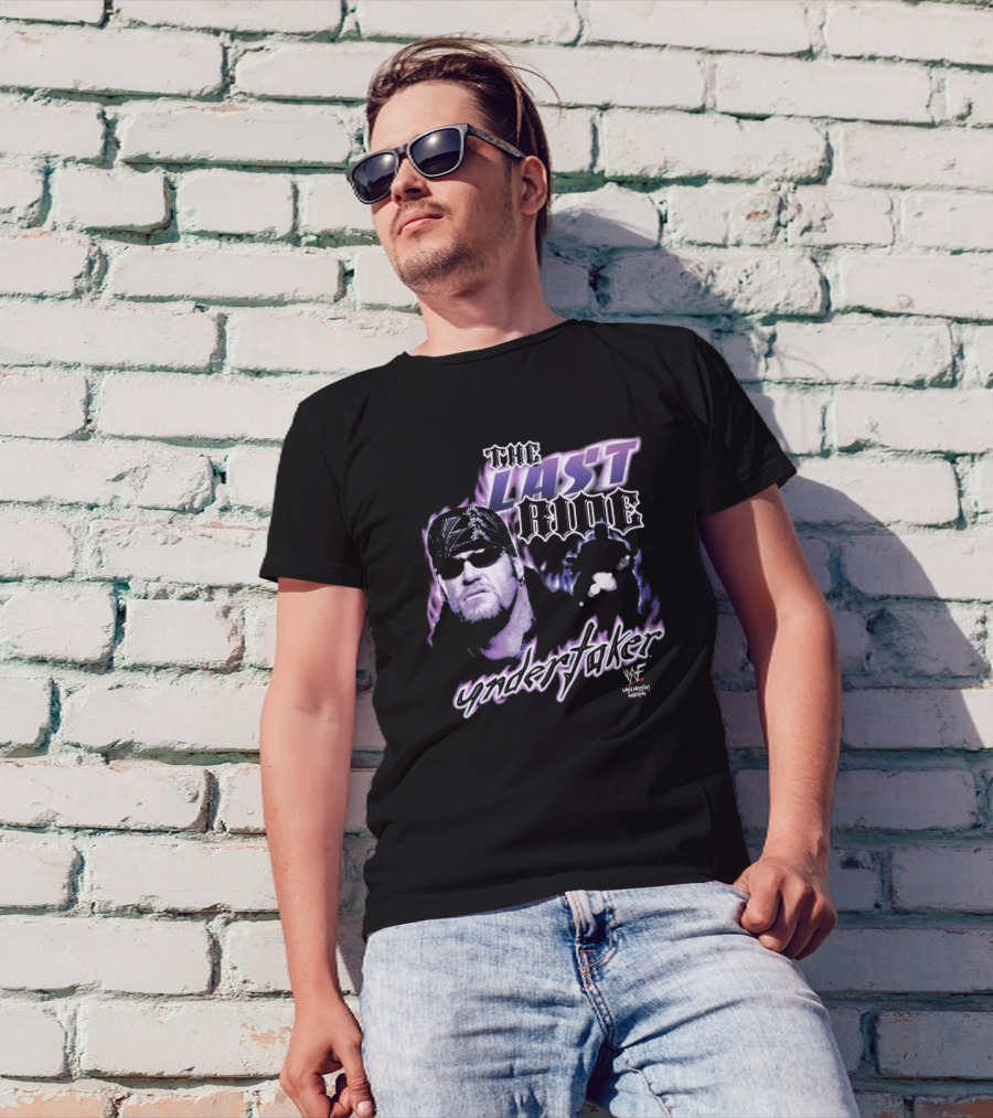 The Last Ride Undertaker WWF Stashpages Store T-Shirt