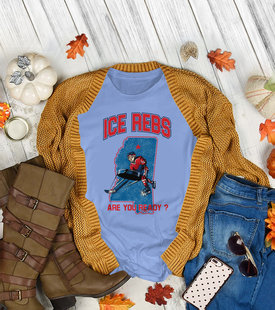 Ole Miss Ice Hockey Ice Rebs Are You Ready? T-Shirt