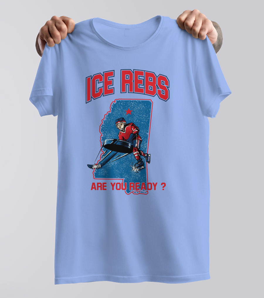 Ole Miss Ice Hockey Ice Rebs Are You Ready? T-Shirt