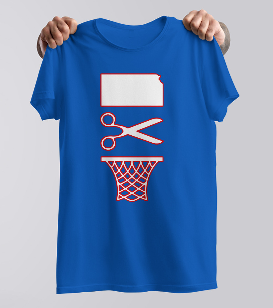 Rock Chalk Blog Kansas Jayhawks Net Cutting Victory T-Shirt