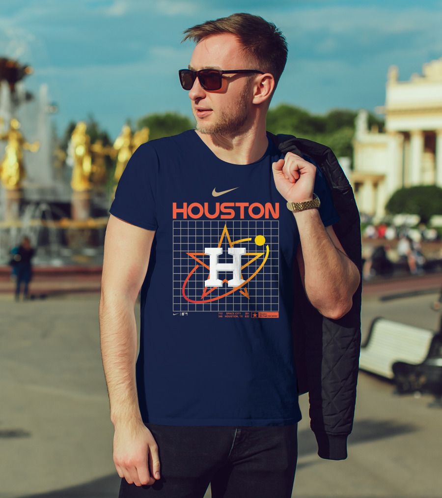 HOUSTON Astros Space City Houston TX MLB The Eagle Has Landed T-Shirt