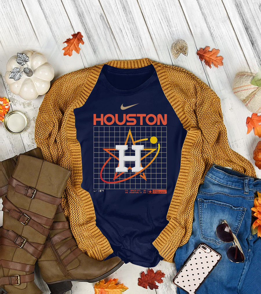 HOUSTON Astros Space City Houston TX MLB The Eagle Has Landed T-Shirt