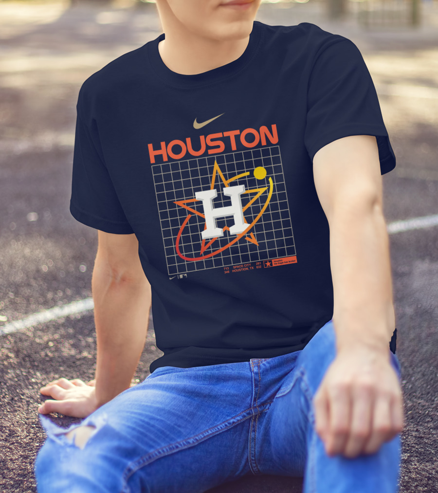 HOUSTON Astros Space City Houston TX MLB The Eagle Has Landed T-Shirt