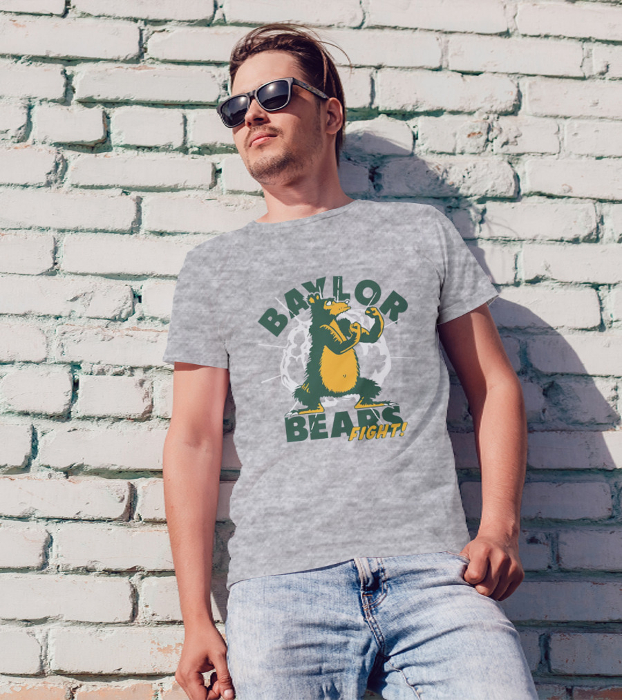 Baylor Bears Fight Vintage Style Homefield Store T-Shirt