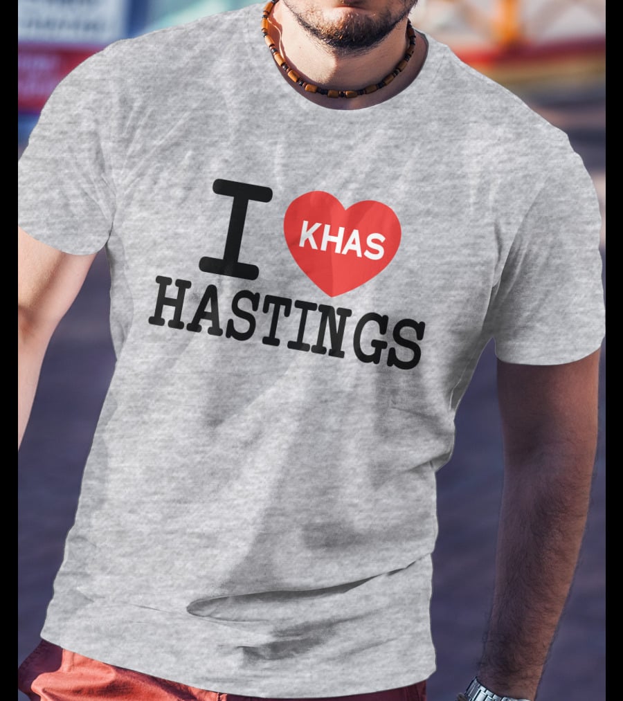 I Love Khas Hastings T-Shirt