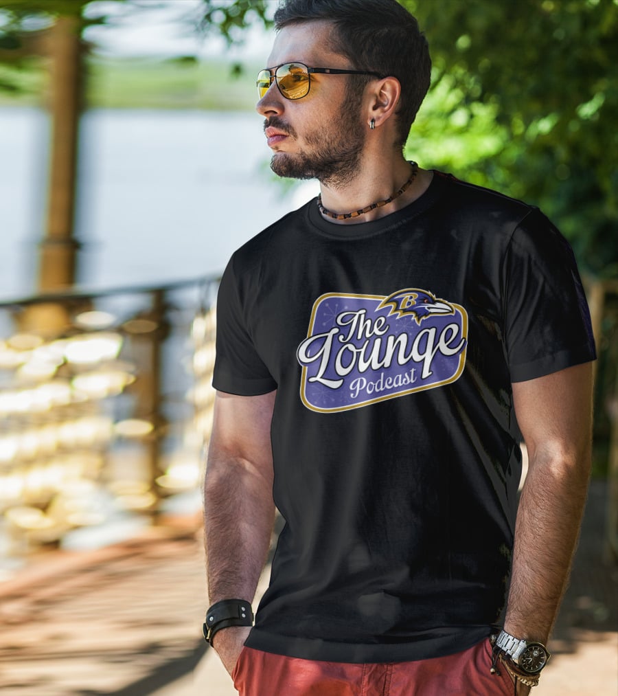 The Lounge Podcast Ravens T-Shirt