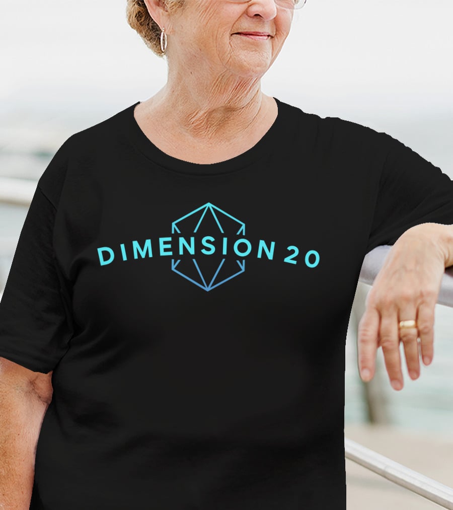 Dimension 20 Dropout Store Hexagon T-Shirt