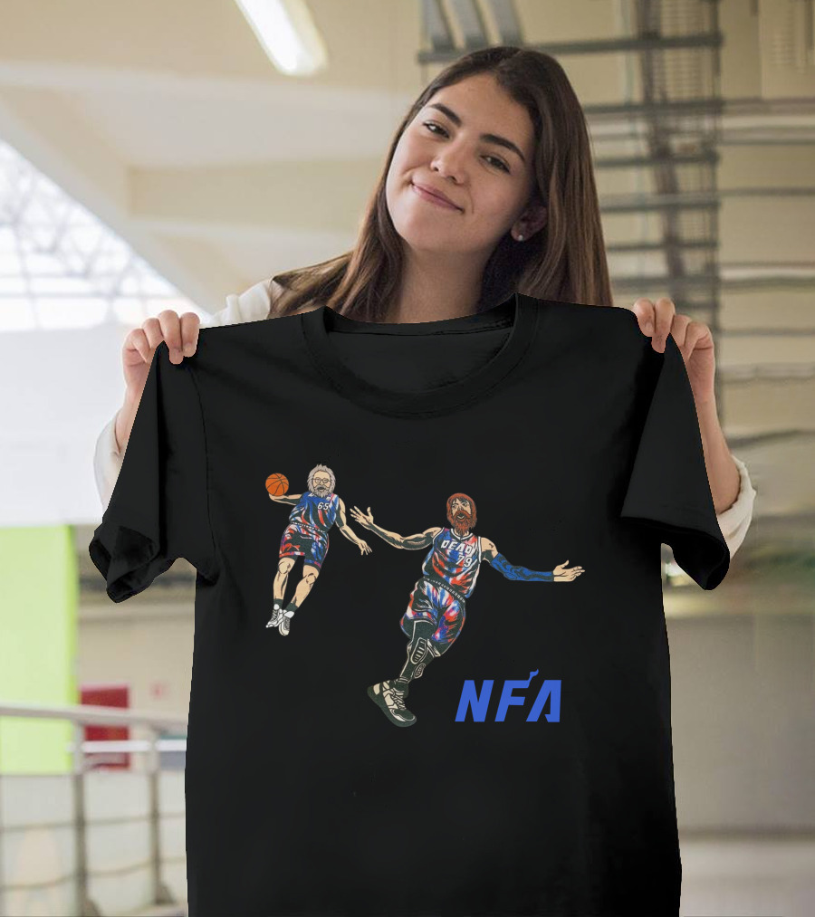 Big Cat NFA Jerry And Brent Dunk Dead 79 Basketball T-Shirt
