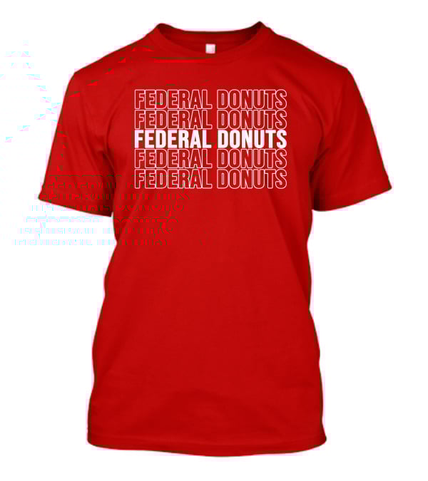 Federal Donuts Pattern Adam Sandler T-Shirt