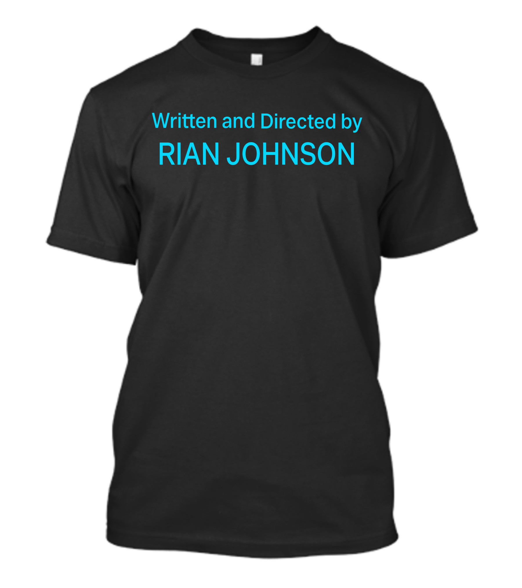 Written And Directed By Rian Johnson Knives Out Star Wars Looper Director T-Shirt