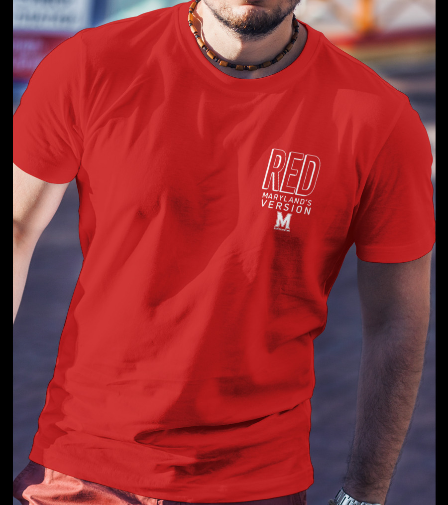 Red Maryland's Version TerrapinHoops M T-Shirt