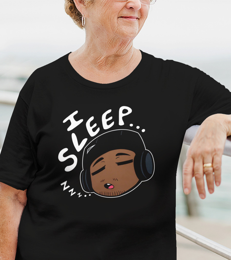 I Sleep Omni Merch Headphones Zzz Black Beanie T-Shirt