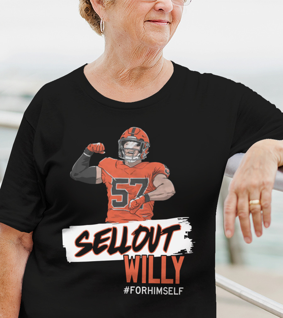 Sellout Willy Forhimself Barstoolsports Football Player T-Shirt