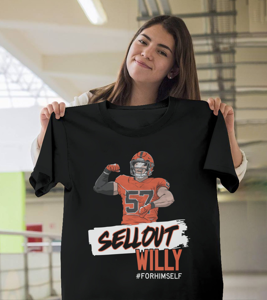 Sellout Willy Forhimself Barstoolsports Football Player T-Shirt