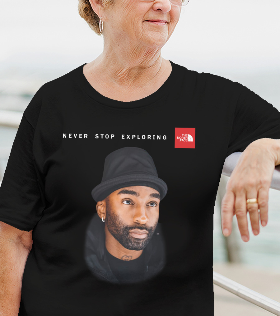 Never Stop Exploring The North Face Featuring Riky Rick Shaunkeyz T-Shirt