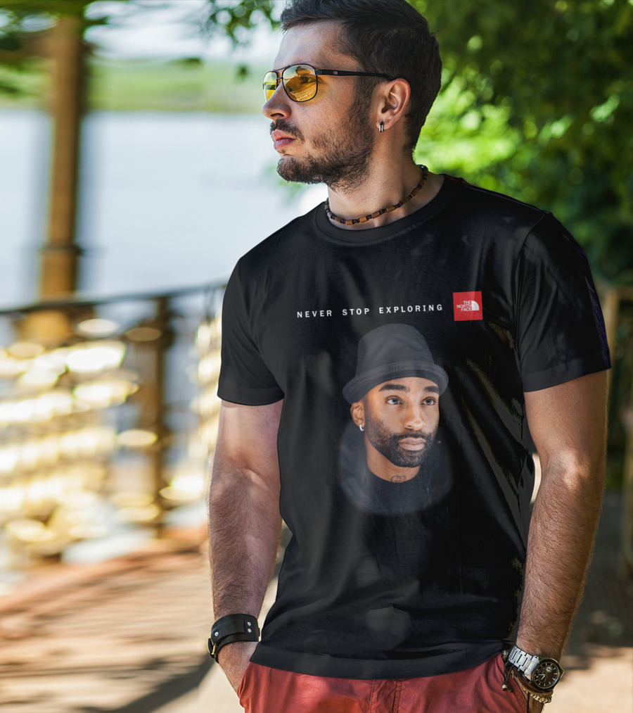 Never Stop Exploring The North Face Featuring Riky Rick Shaunkeyz T-Shirt