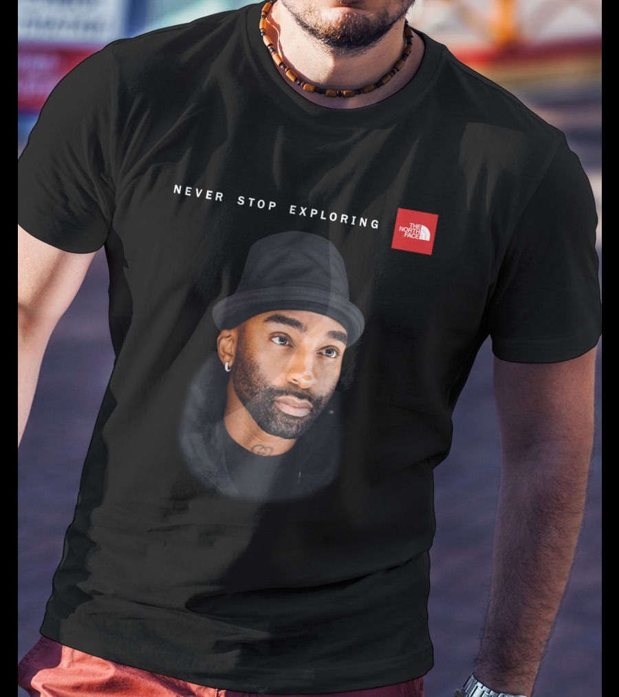 Never Stop Exploring The North Face Featuring Riky Rick Shaunkeyz T-Shirt